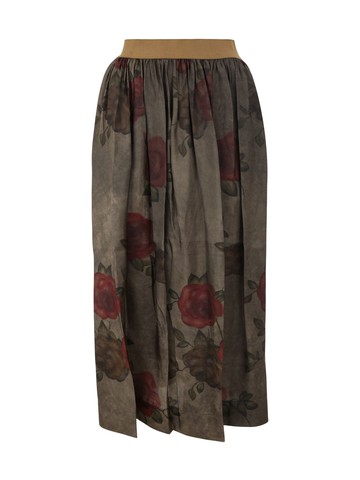 Gillian Long Skirt With Elastic Waist -