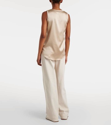 Brunello Cucinelli Silk-blend blouse