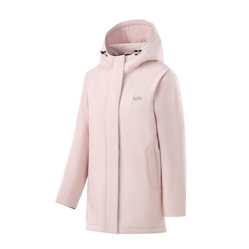 石墨烯極暖長版衝鋒衣3.0(極光粉 中性M-3XL)