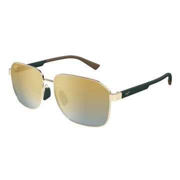 MAUI JIM｜MJ0651SA-003 方形金屬偏光太陽眼鏡【葛洛麗雅眼鏡】