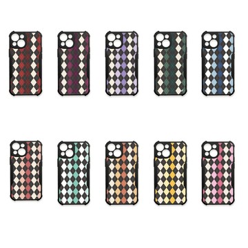 iPhone 13 mini 殼 TRON iPhone 13 mini 英式蘇格蘭格紋 四角防摔 機甲殼 軟硬殼 手機殼