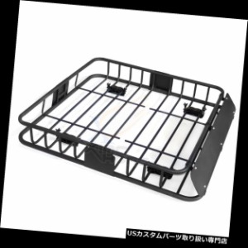 贅沢品 ルーフバスケット Universal Cargo Top Roof Rack Car Storage Luggage Carrier  Basket ユニバーサル貨物トップルーフラック車の収納バッグキャリアーバスケット