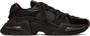 Dolce & Gabbana 黑色 Mixed-Material Airmaster 运动鞋