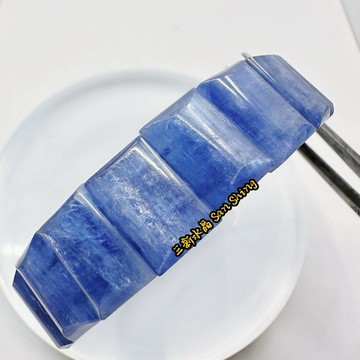 藍晶石🌠三新水晶🌠藍晶石手排 二硬石 高品藍 天然無染色藍晶石 藍晶手排