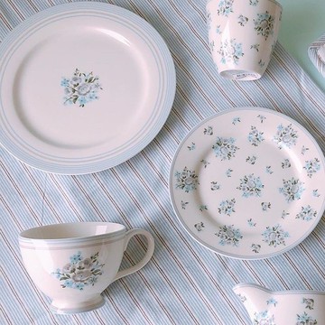 丹麥GreenGate Nicoline beige 餐盤20.5cm / 餐盤25