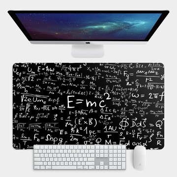 PIXOSTYLE E=mc2 大尺寸 電競滑鼠墊 餐墊 辦公桌墊