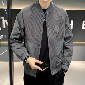 潮秋裝加厚針織冬季棉衣男士外套