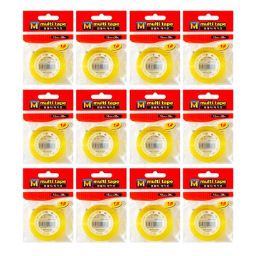 M 系列 多用途膠帶補充裝 20m x 12mm  12捲  單一顏色
