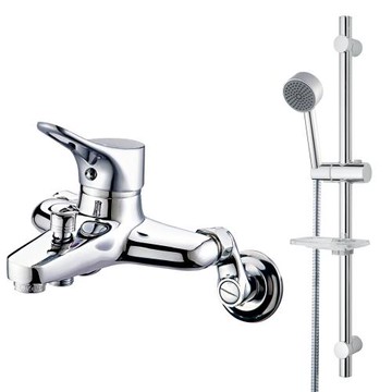 【Aberdeen】沐浴龍頭(超值配附滑桿) ETSF-A153