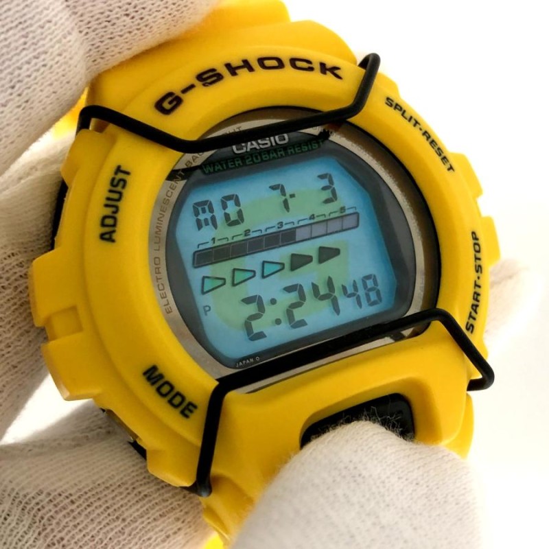 ファッションCASIO G-SHOCK DW-6630B-9 イエロー プロテクター