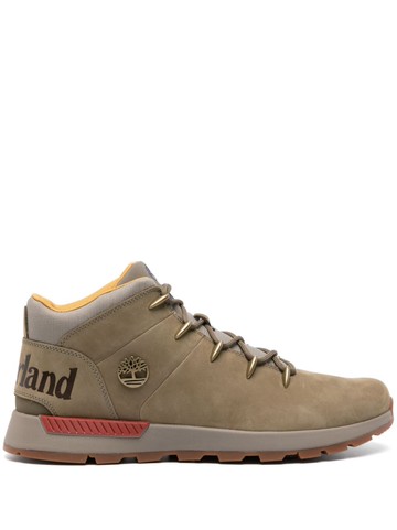 Timberland - Sprint Tremer Chukka logo-plaque suede boots - men - Calf Suede/Rubber/Fabric/Fabric - 7.5 - Green