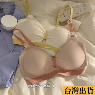 🌈台倉出庫🌈 甜美少女無痕內衣女小胸聚攏顯大無鋼圈收副乳防下垂夏季薄文胸罩