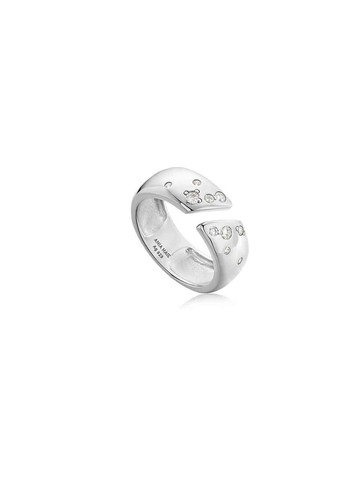 Sparkle Wide 925 Silver Ring R054-04H