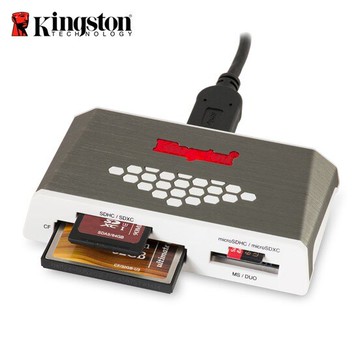 金士頓 Kingston USB 3.0 極速多功能讀卡機 microSD/SDXC/CF 記憶卡適用 保固公司貨