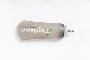 【【蘋果戶外】】Topland 500ml / 43g 1000ml / 50g【輕量折疊水袋】 登山 露營 路跑 折疊好收納折疊水壺
