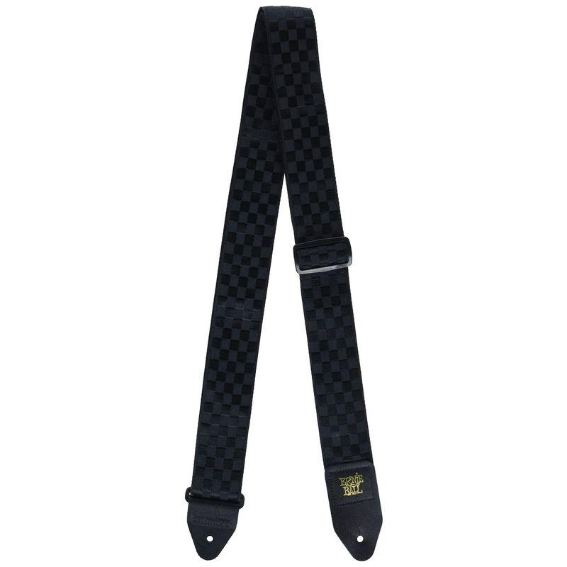 ernie-ball ERNIE BALL ギターストラップ JACQUARD STRAP BLACK CHECKERS ジャカード・ストラップ