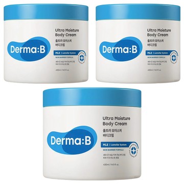 Derma B 超保濕身體乳霜 集中高保濕  430ml  3罐