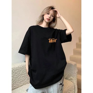 WASSUP美式簡約原創字母潮牌重磅純棉短袖t恤男女款夏季寬松上衣