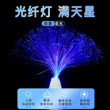 【川澤百貨】星空燈 夜光創意夢幻星空網紅光纖燈滿天星小夜燈臥室led少女裝飾臺燈起