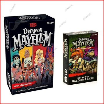 ✨ 兵仔模型玩具✨Dungeon Mayhem & Dragons 全英文混亂地下城桌遊戲卡牌休閒聚會