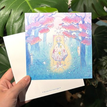 Become your own light 療癒卡片