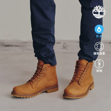 Timberland 男款鐵鏽色休閒防水靴|A44MYF13