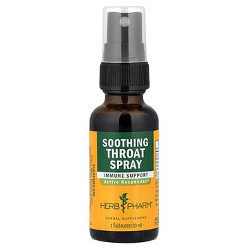 Herb Pharm, 喉嚨舒緩噴霧，1 液量盎司（30 毫升）