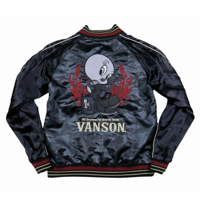 VANSON バンソン × LOONEY TUNES トゥイーティーコラボ リバーシブル