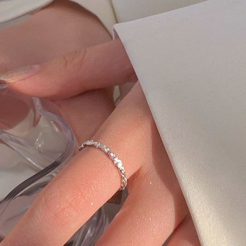 免運🔮可調節戒指女ins不掉色小衆設計網紅爆款冷淡風高級感學生閨蜜潮銀飾 小眾 設計 輕奢 戒指 尾戒 指環 可調戒