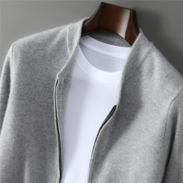 高端圓領羊絨衫男山羊絨打底冬季明星同款高端休閑中青年加厚毛衣