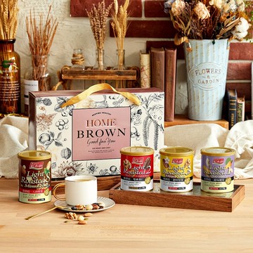 紅布朗 輕烘焙純味堅果禮盒(4罐)年節禮盒 春節禮盒 過年禮盒送禮