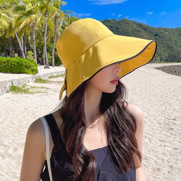 帽子女漁夫帽韓版百搭夏季大檐防紫外線遮陽防曬帽日系太陽盆帽潮