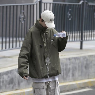 日系cityboy外套男戶外沖鋒衣機能風運動夾克春秋寬松vintage上衣