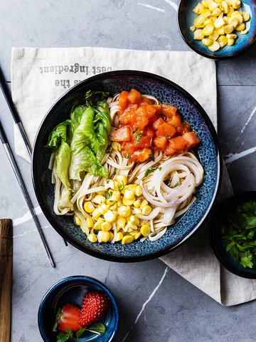 摩登主婦日式復古窯變釉藍色陶瓷碗餐具家用創意個性大號面碗湯碗