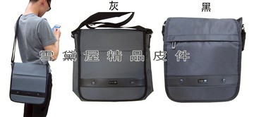 限時 滿3千賺10%點數↘ | ~雪黛屋~BAIHO 書包大容量可放A4資料夾肩側包隨身物品專用放置台灣製造品質保證防水尼龍布OH274