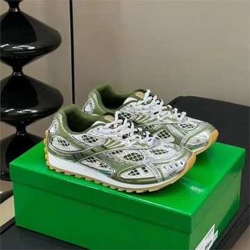 頂版版本RV BV JIL銀色厚底老爹鞋休閑王一博同款網面Orbit運動鞋