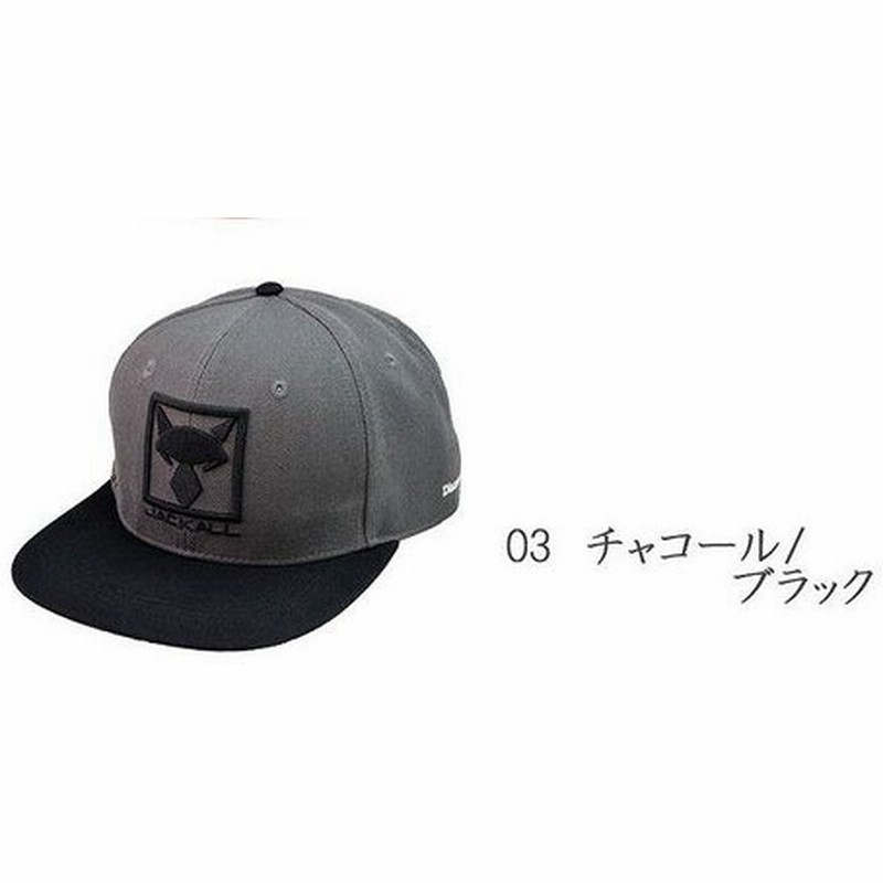ジャッカル スクエアロゴフラットキャップ チャコール ブラック 帽子 通販 Lineポイント最大0 5 Get Lineショッピング