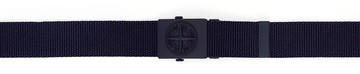 Stone Island Junior 海军蓝徽标儿童腰带