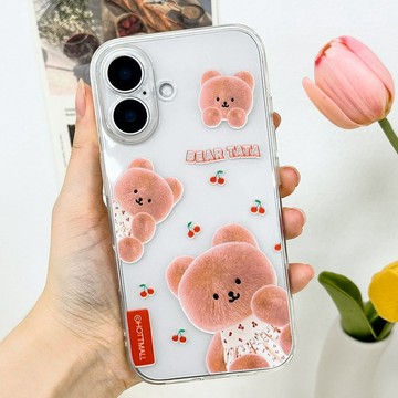 iPhone Galaxy Bear 防摔防刮透明手機殼
