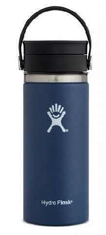 【【蘋果戶外】】Hydro Flask【旋轉咖啡蓋 / 寬口 / 473ml】16oz 鈷藍 美國不鏽鋼保溫保冰瓶 保冷保溫瓶 不含雙酚A