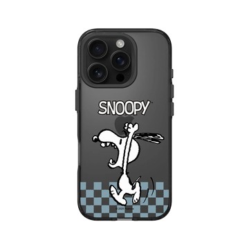iPhone 16 Pro Clear 酷墨灰 - 史努比 Snoopy - 吶喊