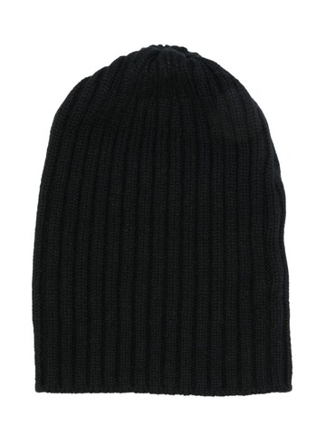 Fedeli - ribbed-knit cashmere beanie - men - Cashmere - One Size - Black