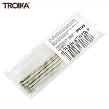 又敗家@德國TROIKA多功能工具筆專用筆芯99Z120黑(5支裝) 多功能原子筆替芯 TROIKA筆芯 原廠筆芯適PIP20 PIP22 PIP24 PIP29 亦相容施德樓STAEDTLER多功能筆筆芯92RE-02紅 92RE-03藍 92RE-04螢光橘 92RE-09黑【全館299超取免運】【APP下單點數4倍送】