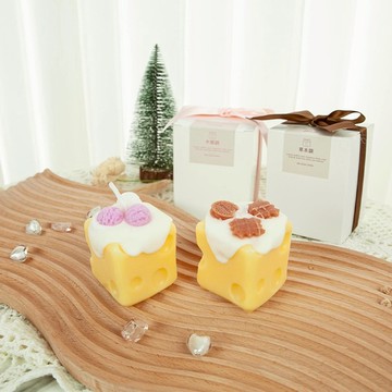 【MH家居】乳酪起司香氛蠟燭禮盒