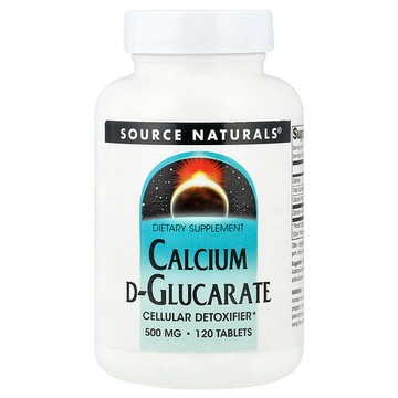 Source Naturals, D-葡糖酸鈣，1,000 毫克，120 片囊（每片 500 毫克）
