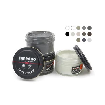 糊塗鞋匠 優質鞋材 L165BL 西班牙Tarrago皮革鞋乳50ml 【黑白色系】 1罐