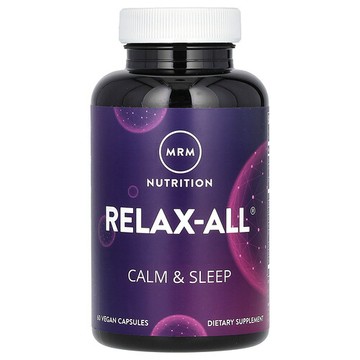 MRM Nutrition, Relax-All，舒緩和睡眠，60 粒全素膠囊