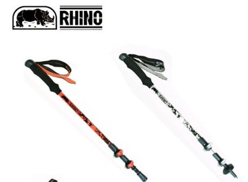 犀牛 RHINO 791 快扣 登山杖 健行杖 摺疊杖 可調整61至130公分【大自在運動休閒精品店】