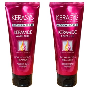 KERASYS 專業安瓶熱損護髮素 角蛋白神經醯胺 修護受損髮絲  200ml  2條