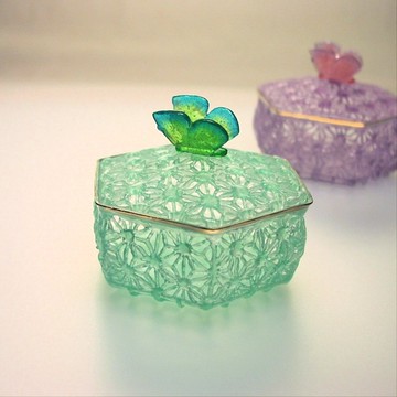 玻璃配件箱（綠）